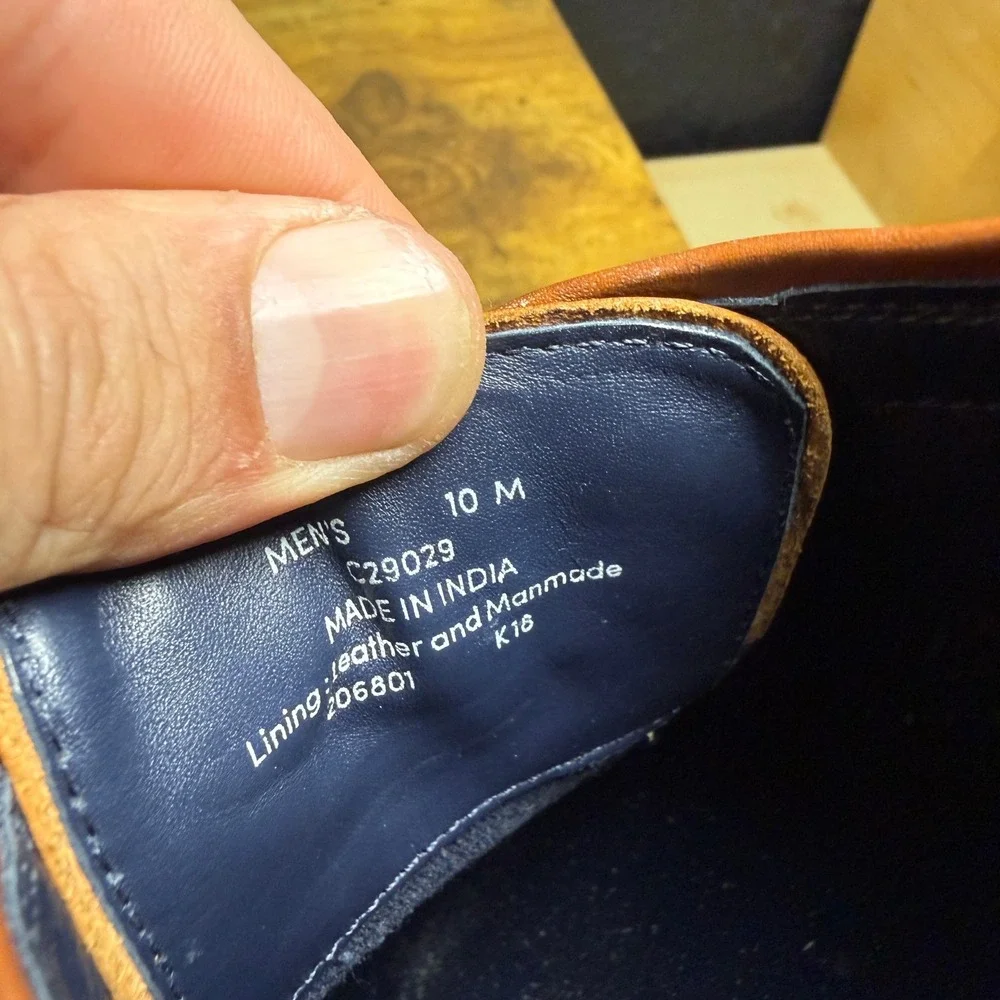 Cole Haan Grand 360 C29029 British Tan Leather Derby Mens 10 M